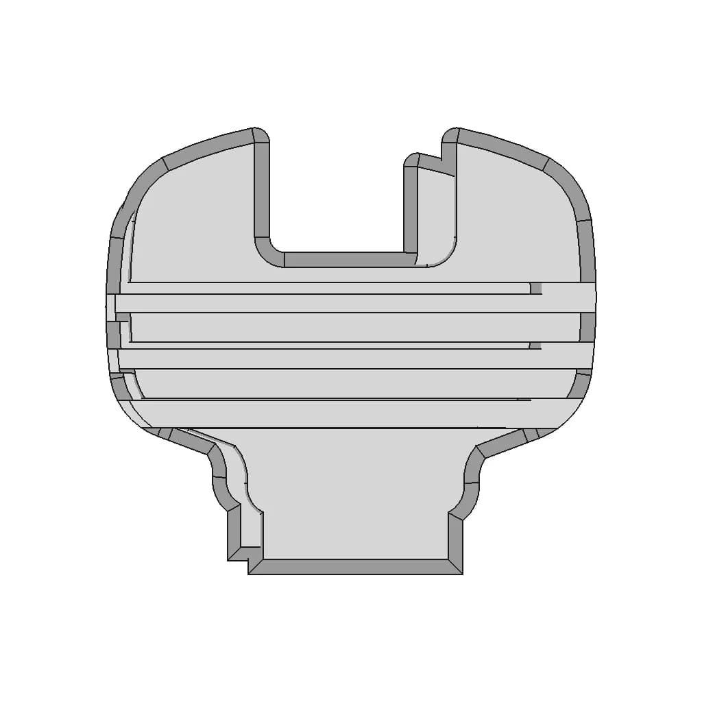 Yale 1000Ca Key Cover H - Downloadable CAD Representation_0_0_degree_snapshot