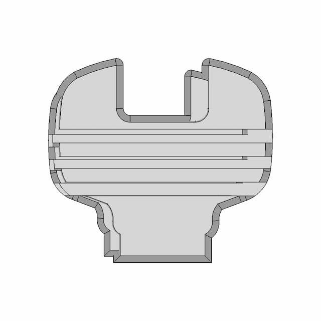 Yale 1000Ca Key Cover H - Downloadable CAD Representation