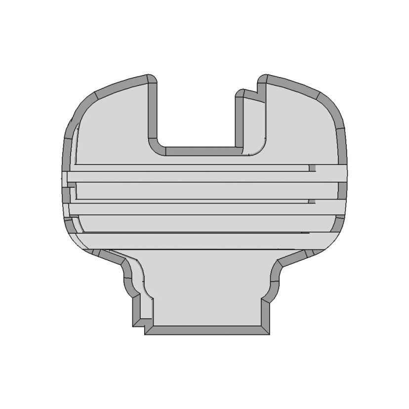 Yale 1000Ca Key Cover H - Downloadable CAD Representation