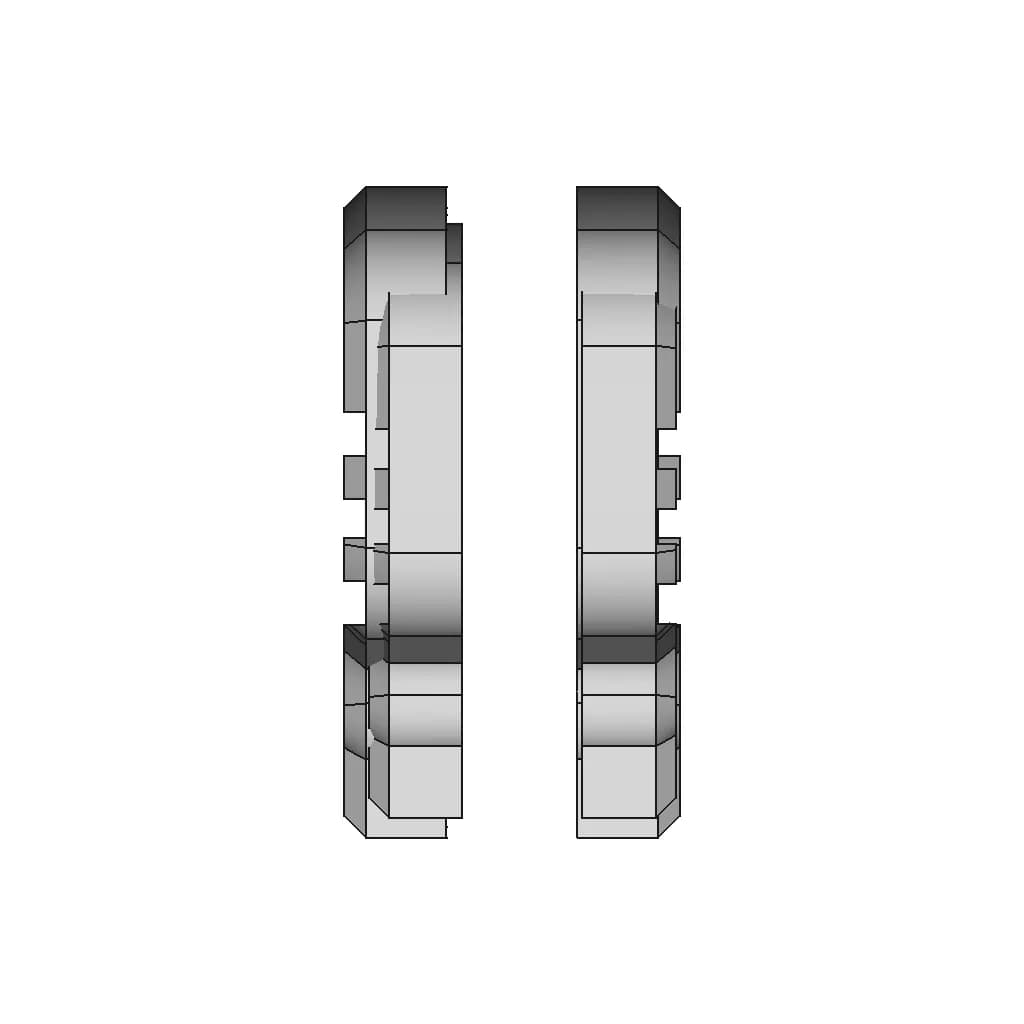 Yale 1000Ca Key Cover H - Downloadable CAD Representation_0_270_degree_snapshot