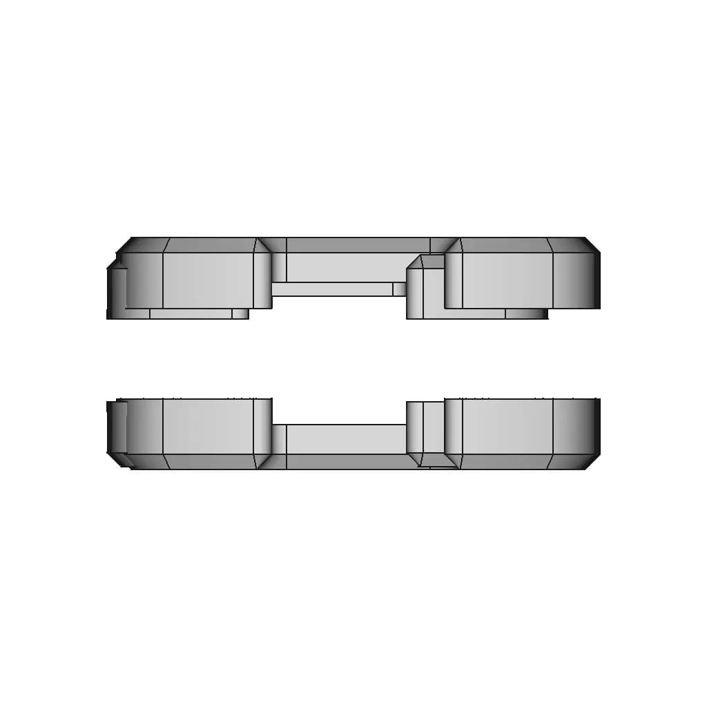 Yale 1000Ca Key Cover H - Downloadable CAD Representation_270_0_degree_snapshot