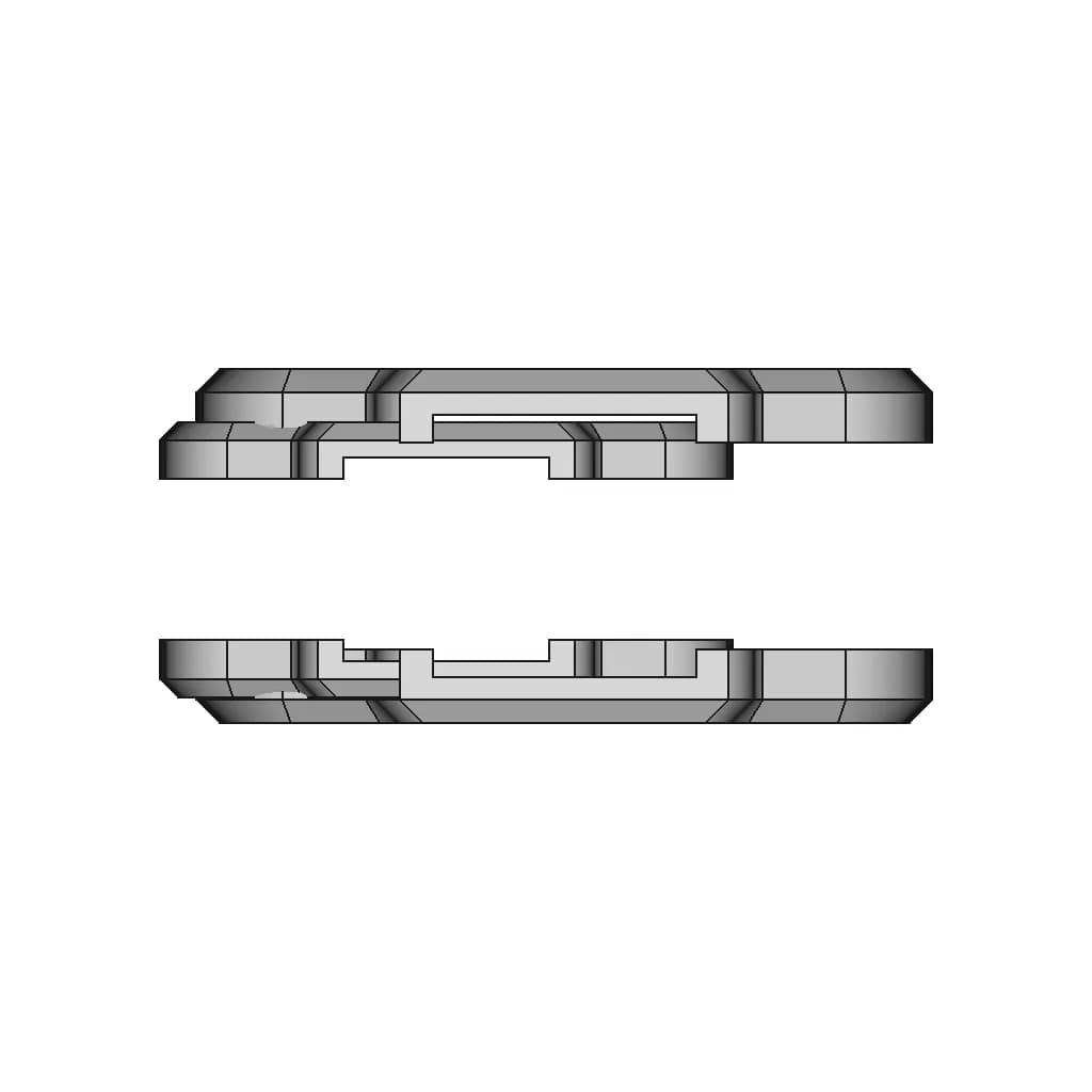 Yale 1000Ca Key Cover | 3D Engineering Design File_90_0_degree_snapshot