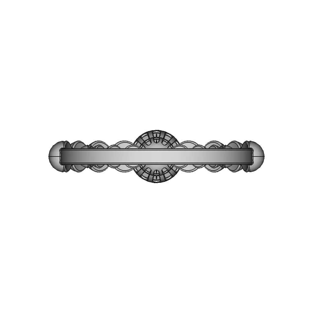 Ladies Ring With Zirconia | High-Quality CAD Model_90_0_degree_snapshot