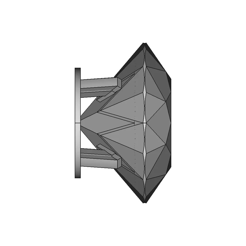 Di̇amond (Elmas) | 3D Engineering Design File_0_270_degree_snapshot