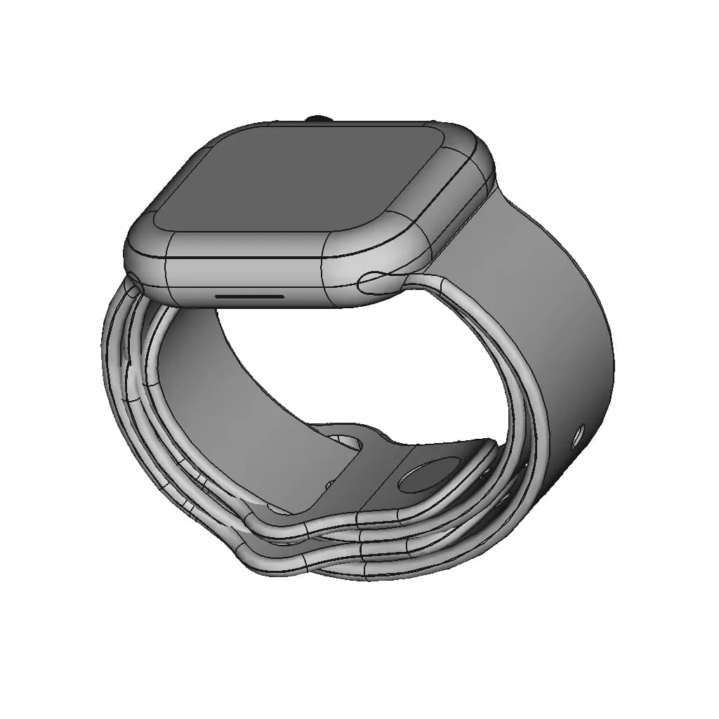 Apple Watch - Series 8 - 45Mm - Standard Mechanical Component_60_30_degree_snapshot