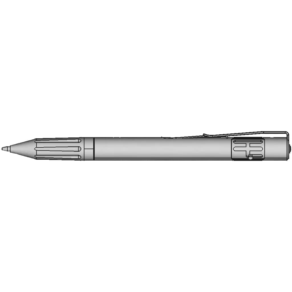 Stick Shift Ballpoint Pen - Downloadable CAD Representation_0_90_degree_snapshot