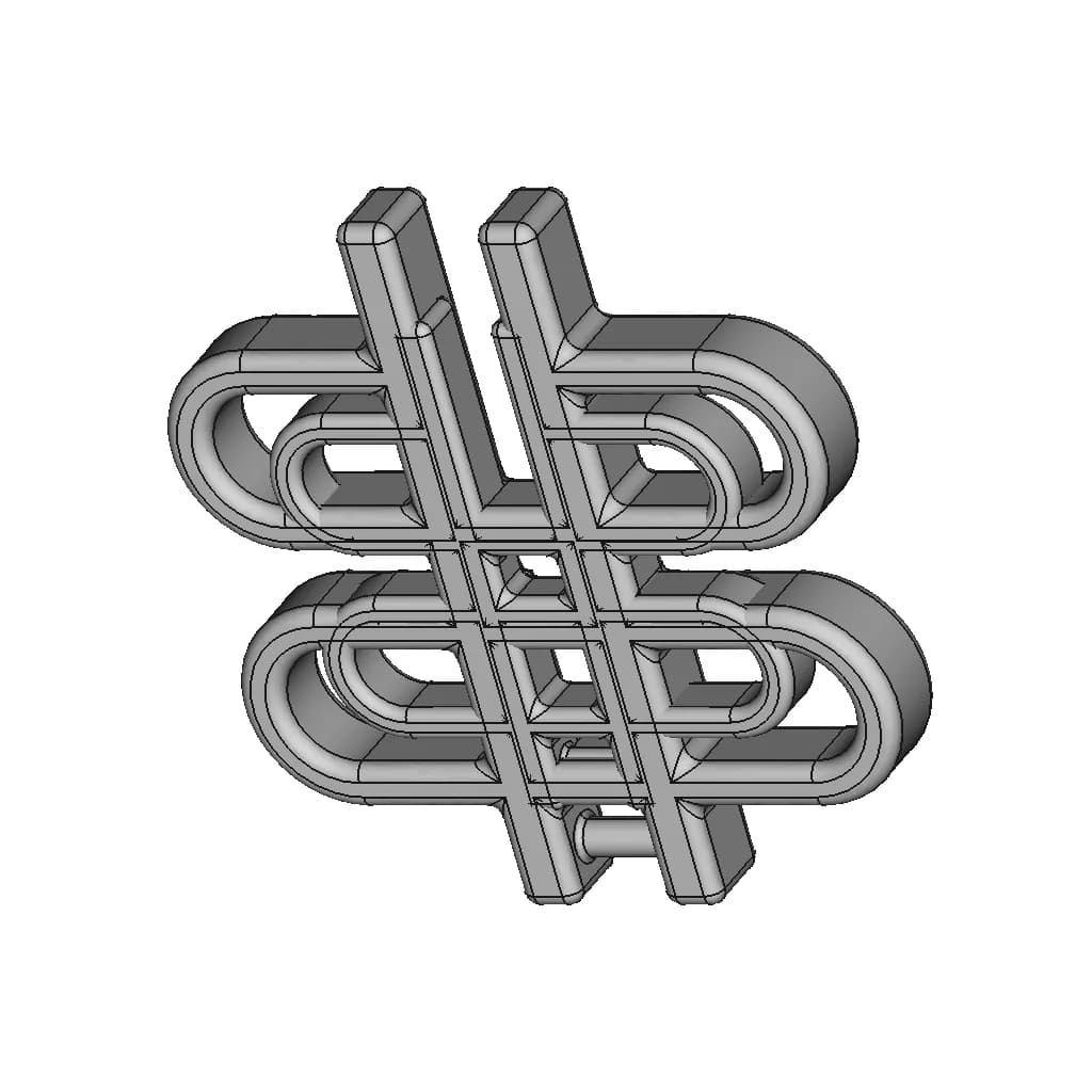 Pendent Gold | High-Quality CAD Model_60_30_degree_snapshot