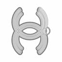 Chanel Logo | High-Quality CAD Model_90_0_degree_snapshot