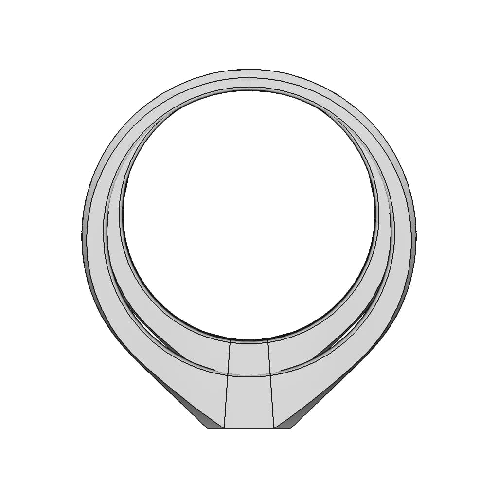 Octagon Ring - Standard Mechanical Component_270_0_degree_snapshot