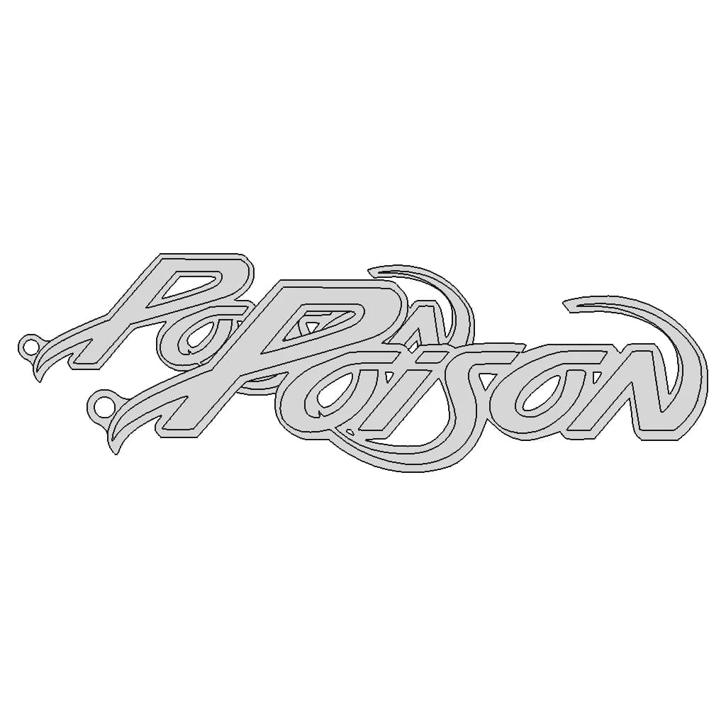 Poison Key Chain And Logo - Standard Mechanical Component_0_0_degree_snapshot