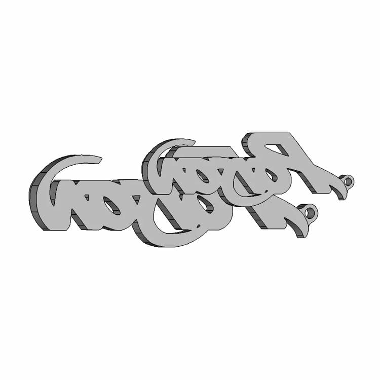 Poison Key Chain And Logo - Standard Mechanical Component