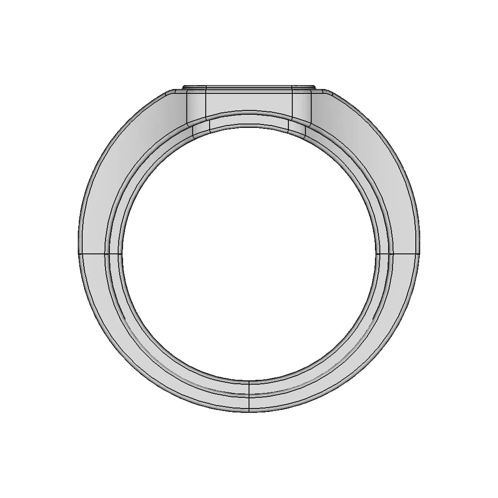 Men'S Ring | 3D Engineering Design File_0_0_degree_snapshot