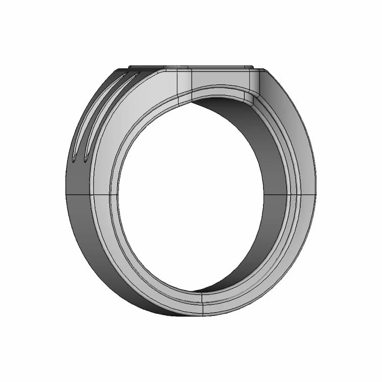 Men'S Ring | 3D Engineering Design File