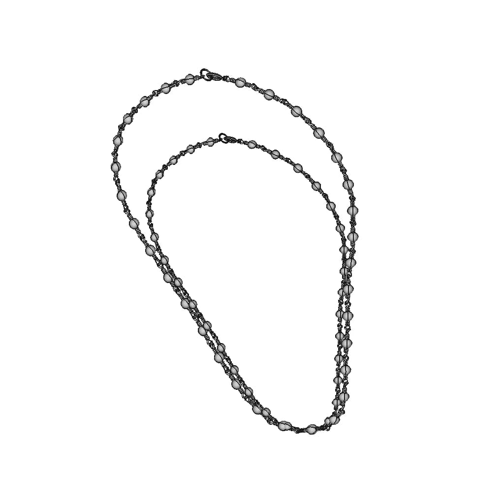 Pearl Necklace - Downloadable CAD Representation_60_30_degree_snapshot