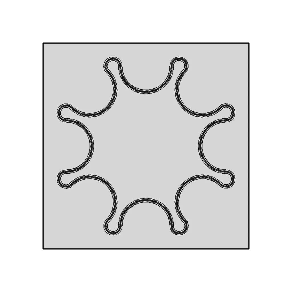 Flower Of Life, Yantra Mandala In The Lotus Flower | 3D Engineering Design File_90_0_degree_snapshot
