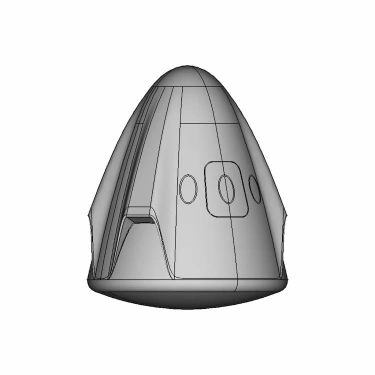 Space X Capsule | 3D Engineering Design File