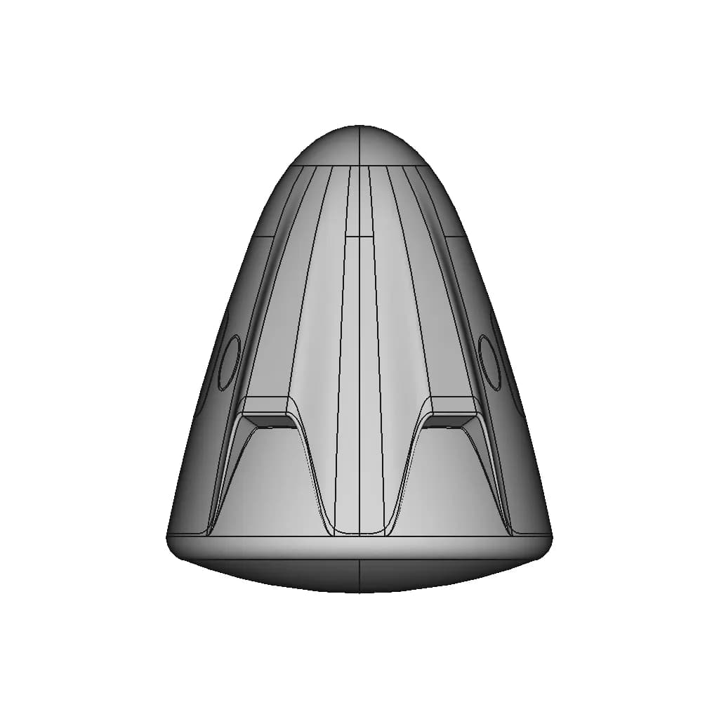 Space X Capsule | 3D Engineering Design File_0_270_degree_snapshot