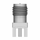 Sma Rp Female Straight Connector With Solder Attachment For Pcb - Downloadable CAD Representation_0_270_degree_snapshot