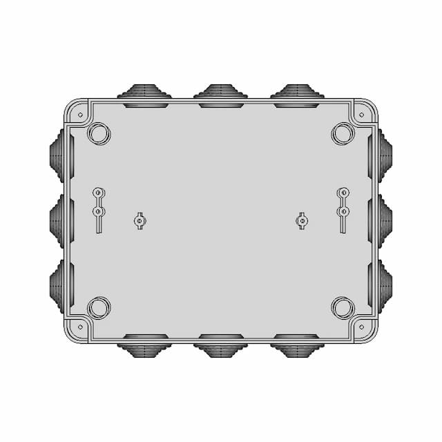Mv-Ba25208 Electrical Box | High-Quality CAD Model