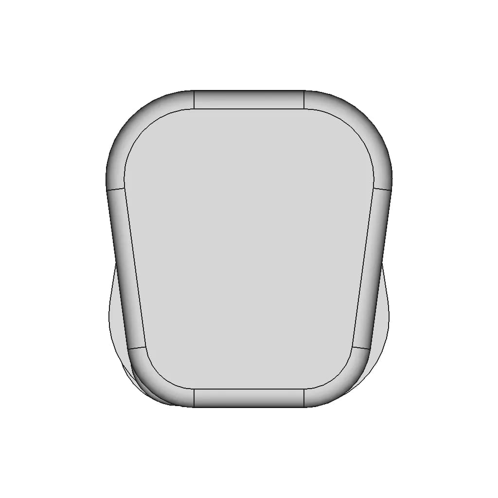 Plug Top 13A Square Pin - Standard Mechanical Component_0_0_degree_snapshot