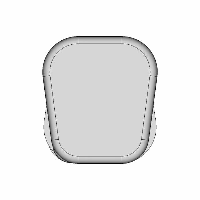 Plug Top 13A Square Pin - Standard Mechanical Component
