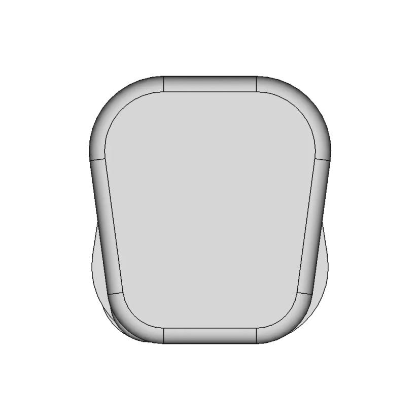 Plug Top 13A Square Pin - Standard Mechanical Component