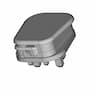 Plug Top 13A Square Pin - Standard Mechanical Component_60_30_degree_snapshot