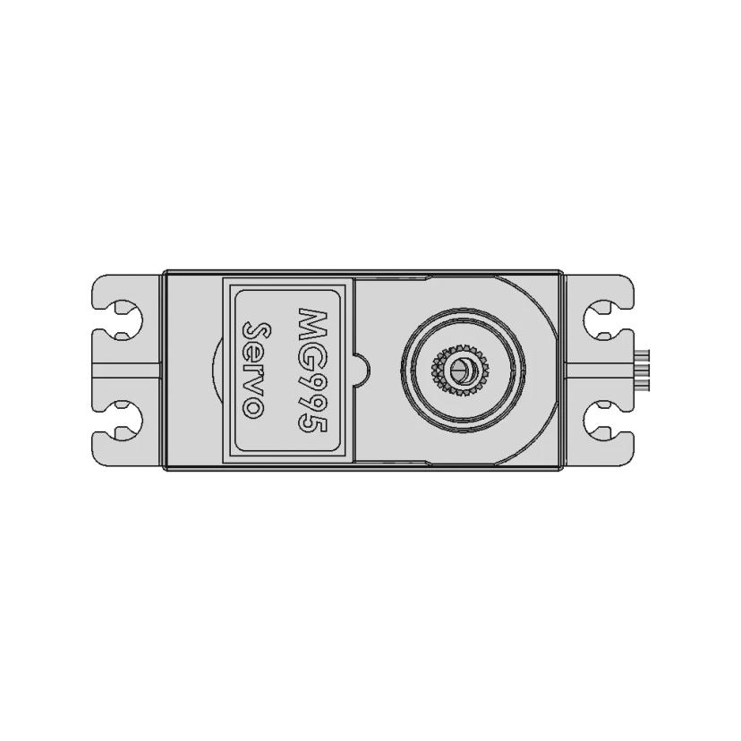 Servo Motor Mg 995 - Downloadable CAD Representation