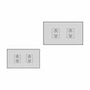 2 Gang Outlet - Standard Mechanical Component_0_0_degree_snapshot