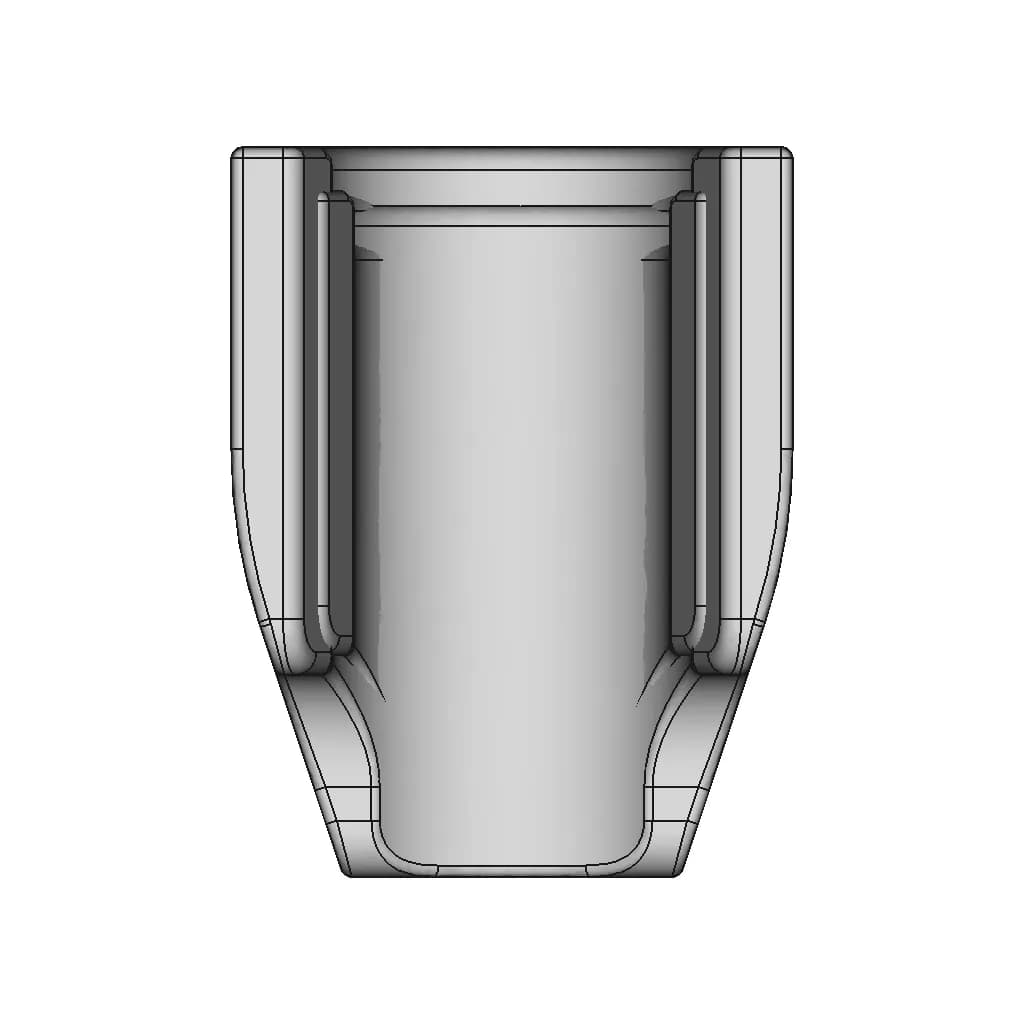858D Hot Air Blower Handle Holder | High-Quality CAD Model_0_0_degree_snapshot