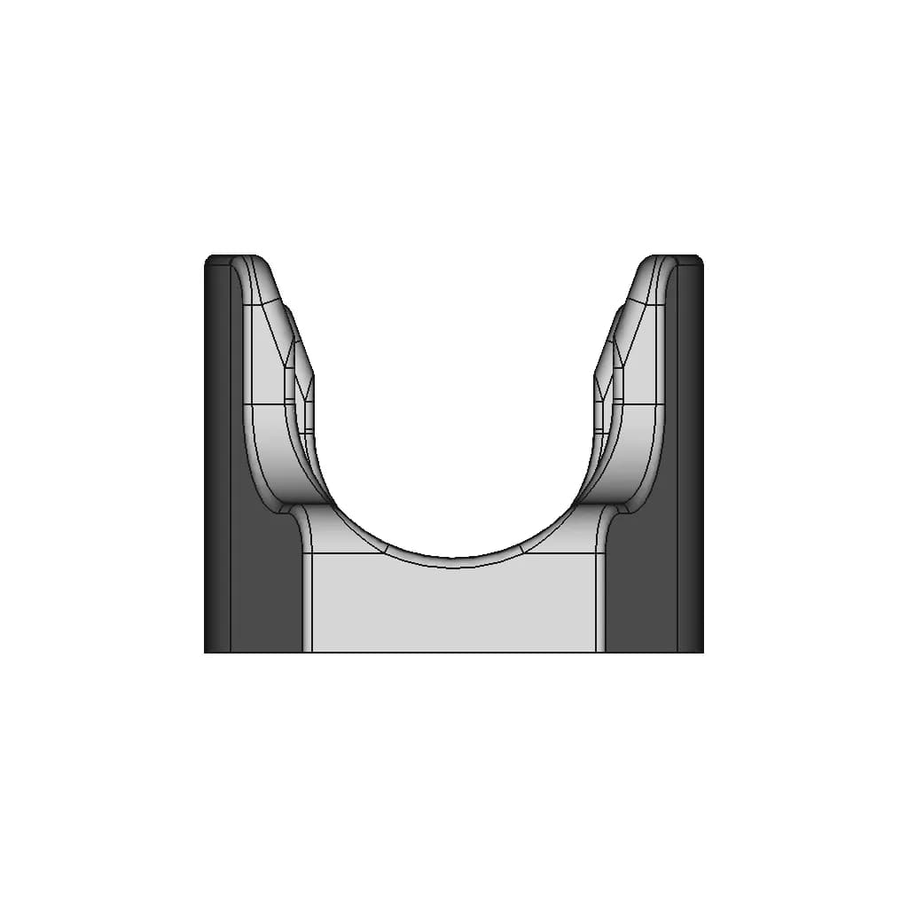 858D Hot Air Blower Handle Holder | High-Quality CAD Model_90_0_degree_snapshot