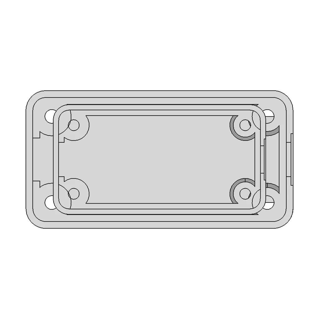 Frame For Ebyte E15-Utl1 V1.2 | High-Quality CAD Model_270_0_degree_snapshot