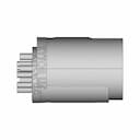 Din 8 270° (Full Size 13.2Mm) Male Plug Connector 180° Vertical Pcb - Downloadable CAD Representation_0_270_degree_snapshot