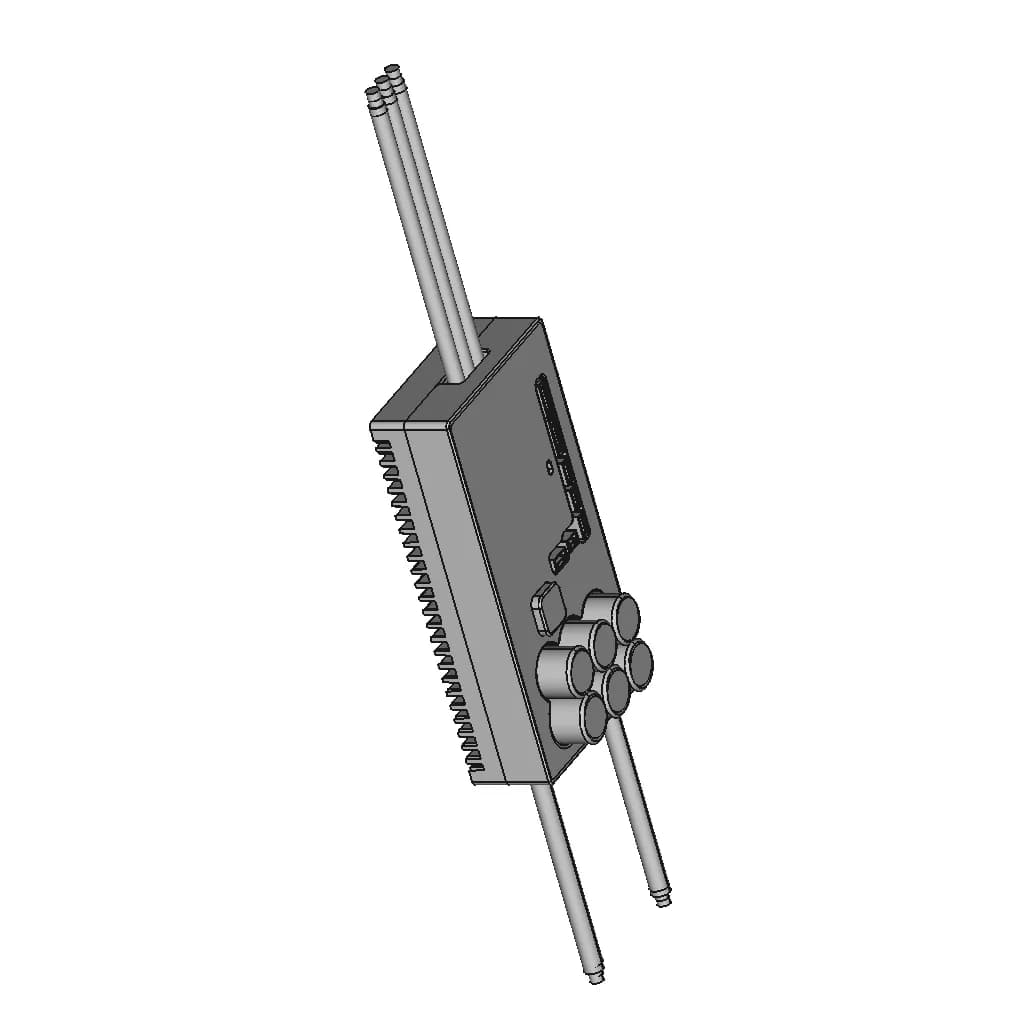 Controller, Speed Controller Flipsky 75200 84V 200A Single Esc | 3D Engineering Design File_60_30_degree_snapshot