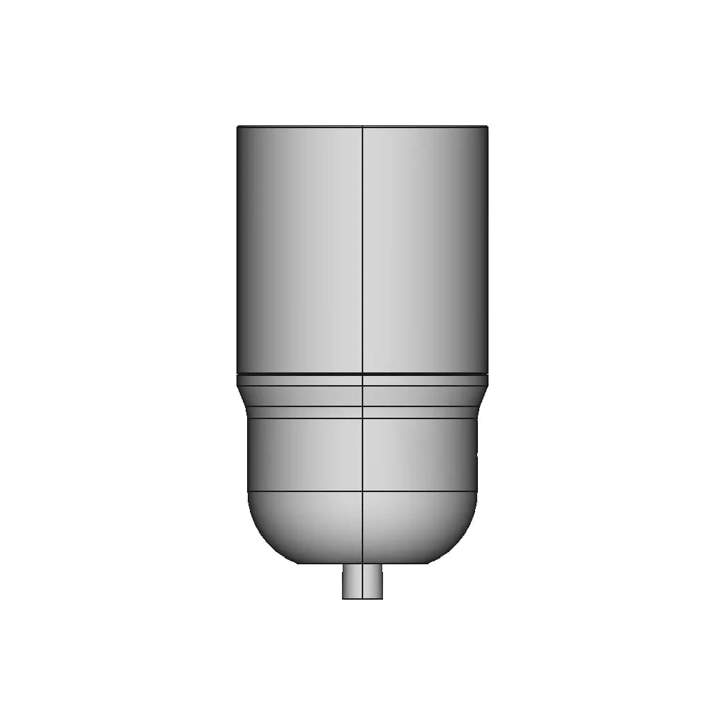 E27 Bilb Holder | 3D Engineering Design File_0_0_degree_snapshot