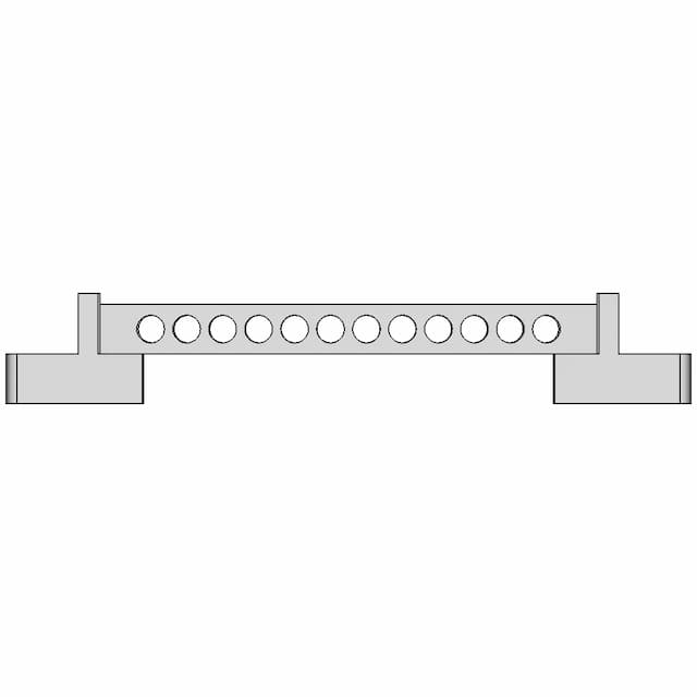 Ground Bar 6X9-12 - Downloadable CAD Representation