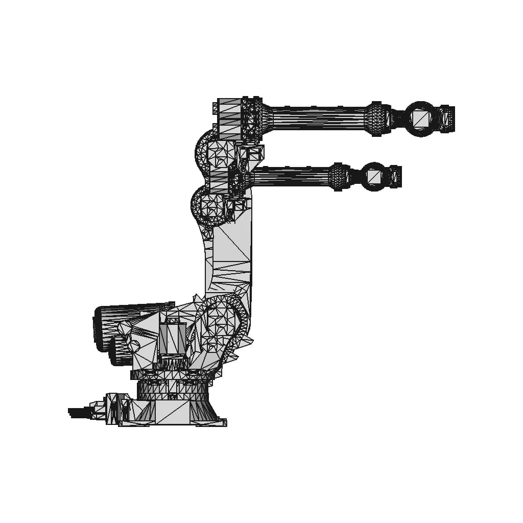 Fanuc R-2000Ic165F - Standard Mechanical Component_90_0_degree_snapshot