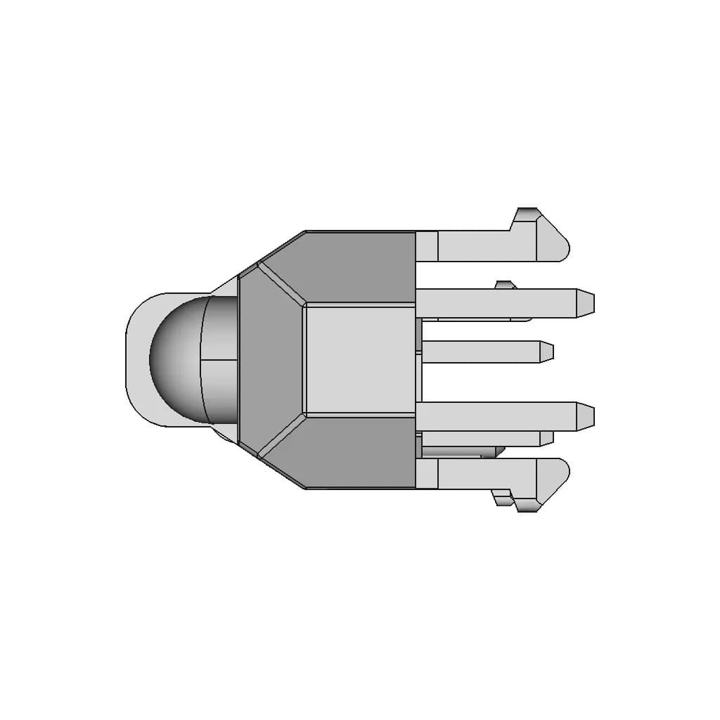 Line Follower Sensor Tcrt 5000 - Downloadable CAD Representation_0_90_degree_snapshot