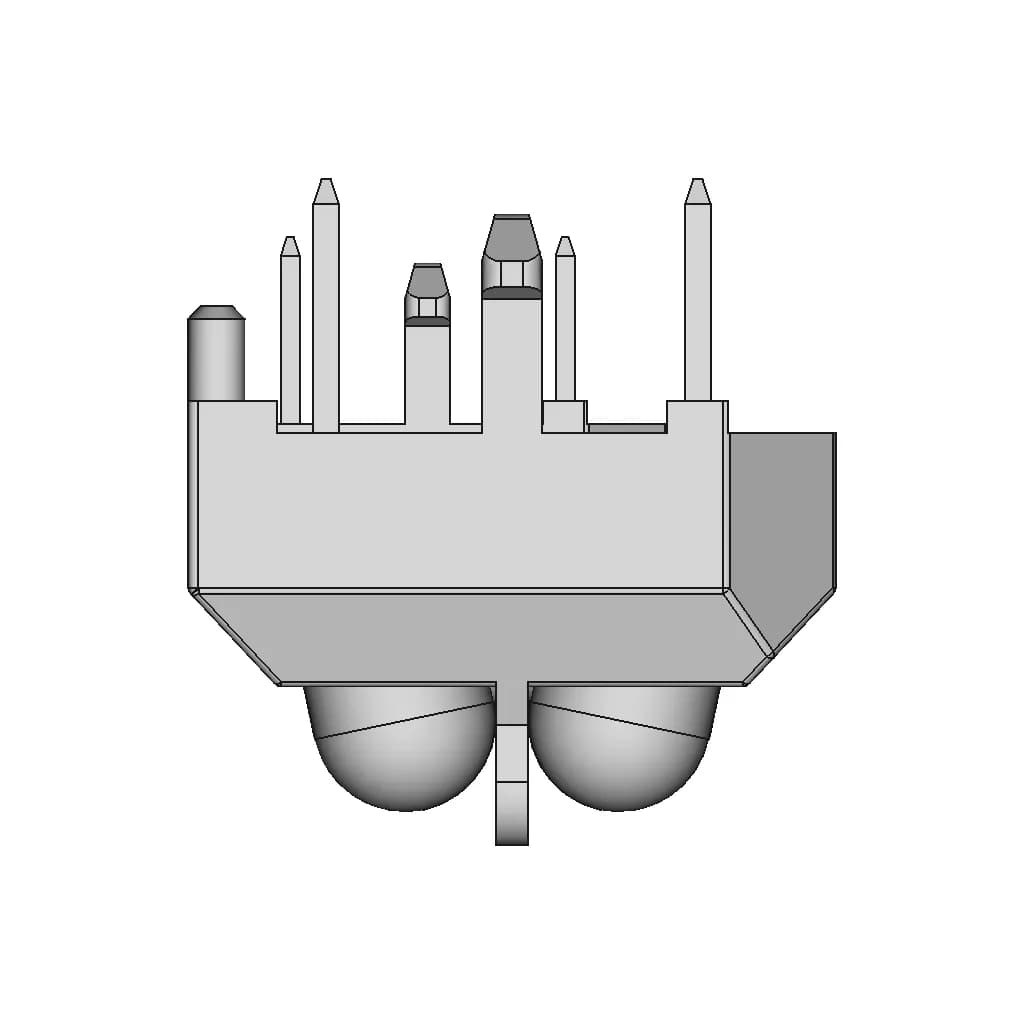 Line Follower Sensor Tcrt 5000 - Downloadable CAD Representation_270_0_degree_snapshot