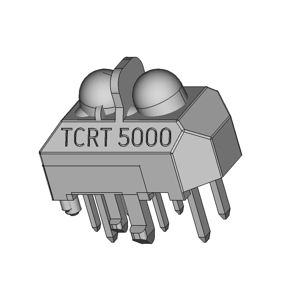 Line Follower Sensor Tcrt 5000 - Downloadable CAD Representation_60_30_degree_snapshot