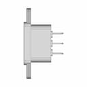 C14 Male Socket Chassis Mount 10A Iec - Downloadable CAD Representation_0_90_degree_snapshot