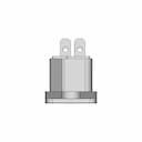 C14 Male Socket Chassis Mount 10A Iec - Downloadable CAD Representation_270_0_degree_snapshot