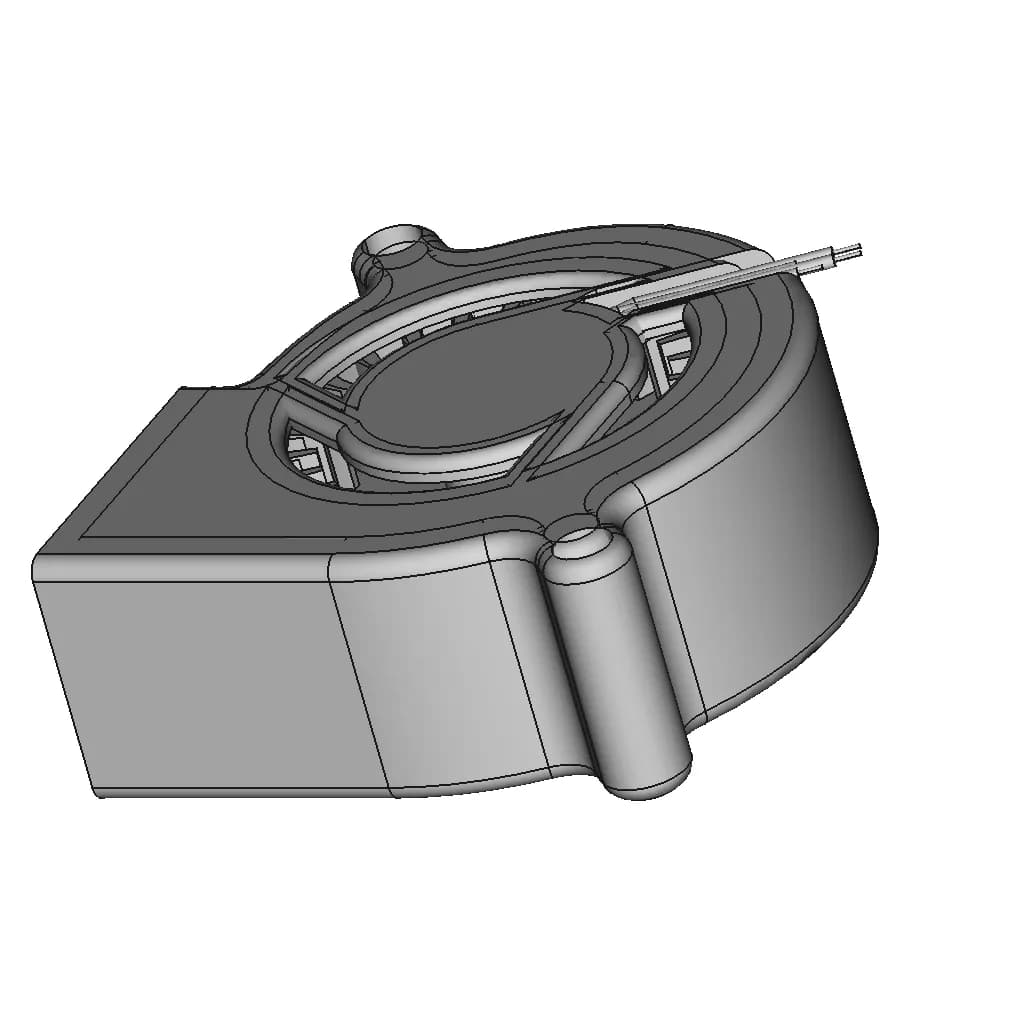 Fan Sunon Gbs1205 | High-Quality CAD Model_60_30_degree_snapshot