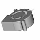 Fan Sunon Gbs1205 | High-Quality CAD Model_60_30_degree_snapshot