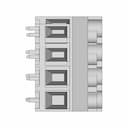 Connector Kf-76-20 - Downloadable CAD Representation_0_270_degree_snapshot