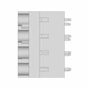 Connector Kf-76-20 - Downloadable CAD Representation_0_90_degree_snapshot