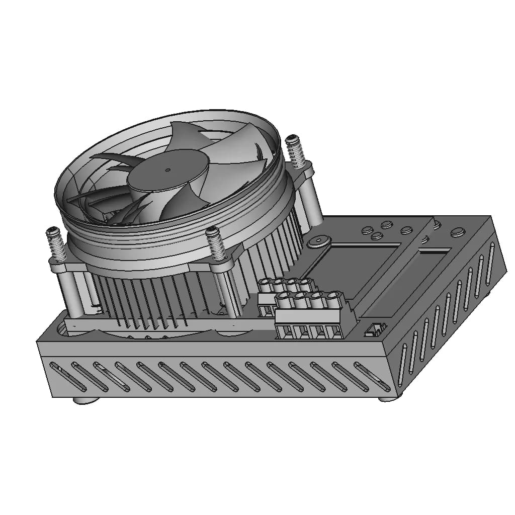 Electronic Load Housing Atorch Dl24 - Standard Mechanical Component_60_30_degree_snapshot