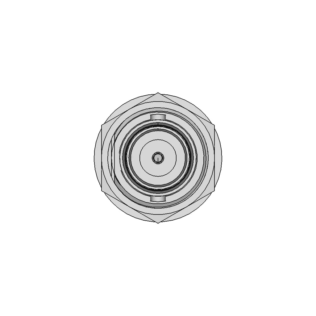 Belfuse - Bj28 Bnc Thru Bulkhead - Standard Mechanical Component_0_90_degree_snapshot