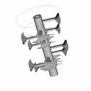 Small Mixer Axel | High-Quality CAD Model_60_30_degree_snapshot