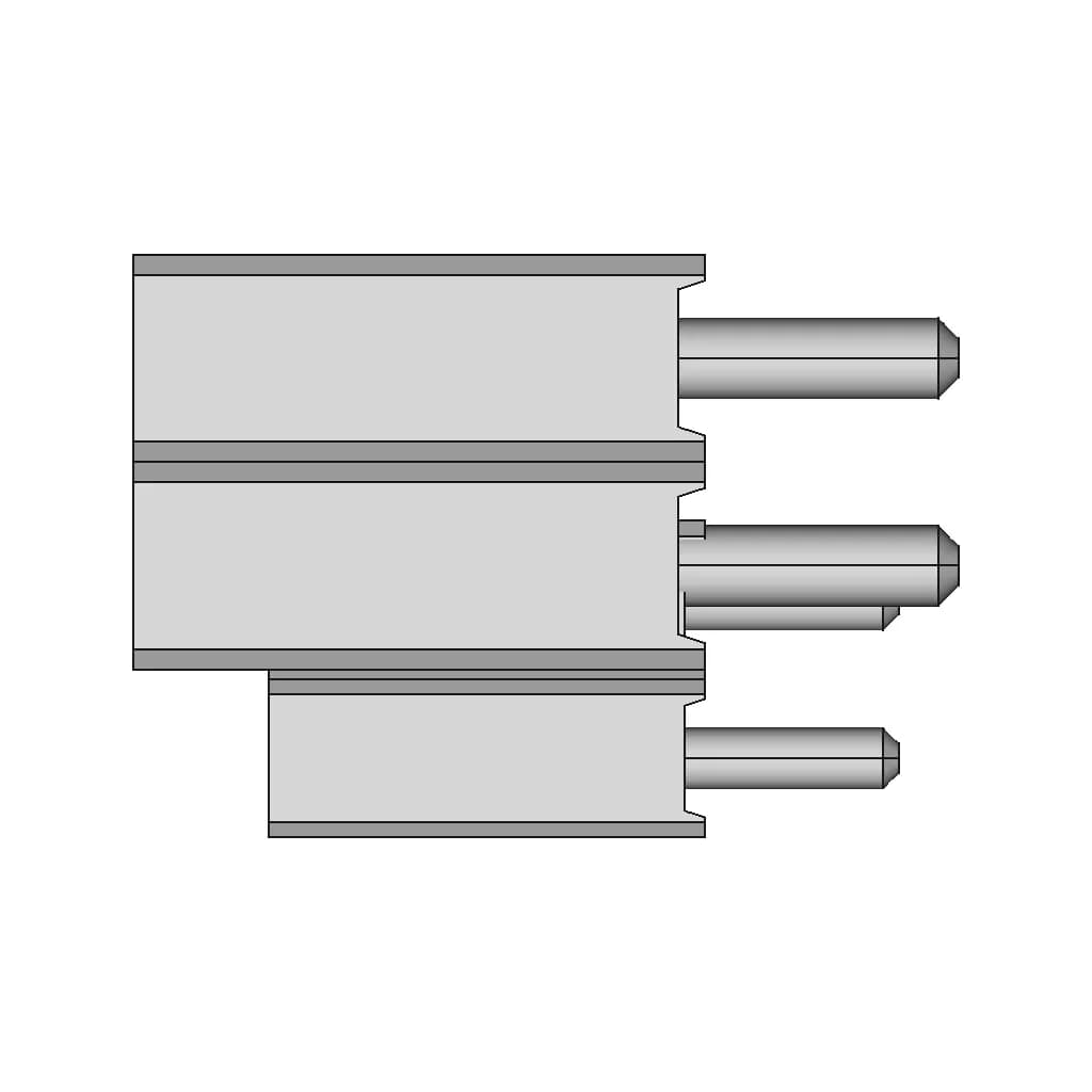 Headers Female 2.54Mm | 3D Engineering Design File_0_90_degree_snapshot
